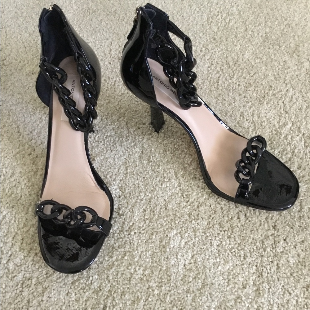 Antonio Melani Ankle Chain Sandals Size 10